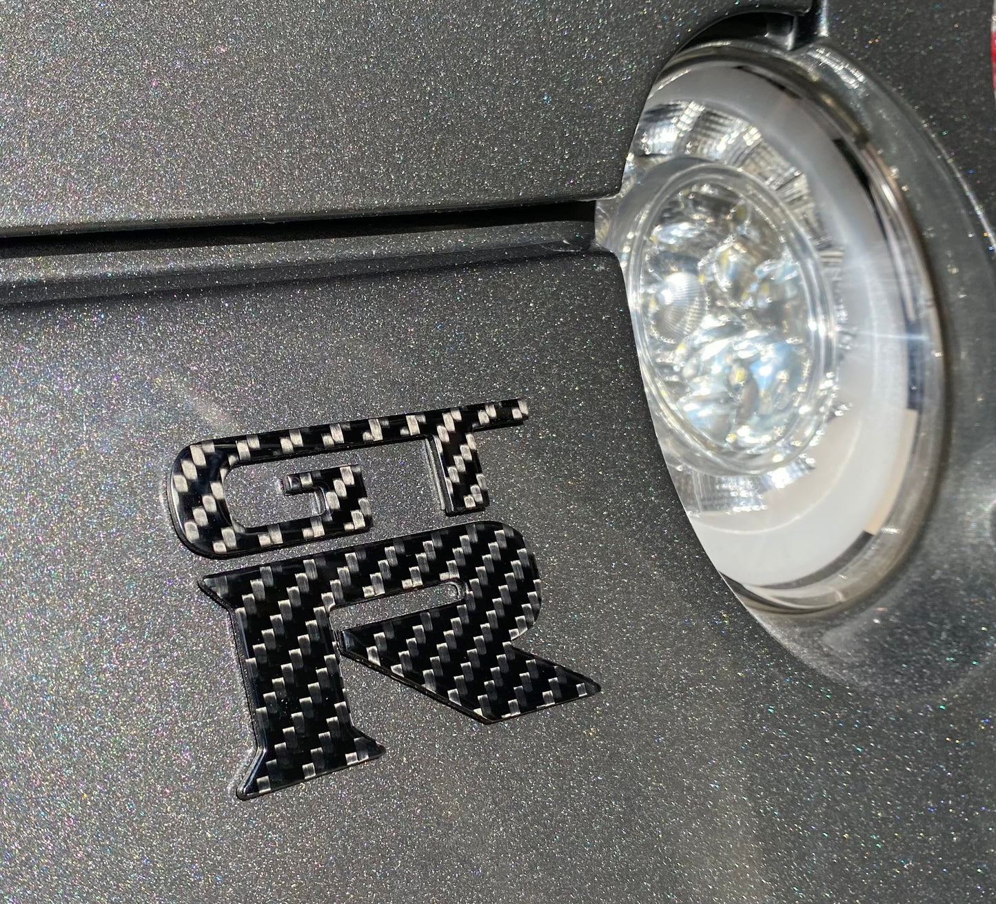 CNC Carbon Fiber GTR Badge