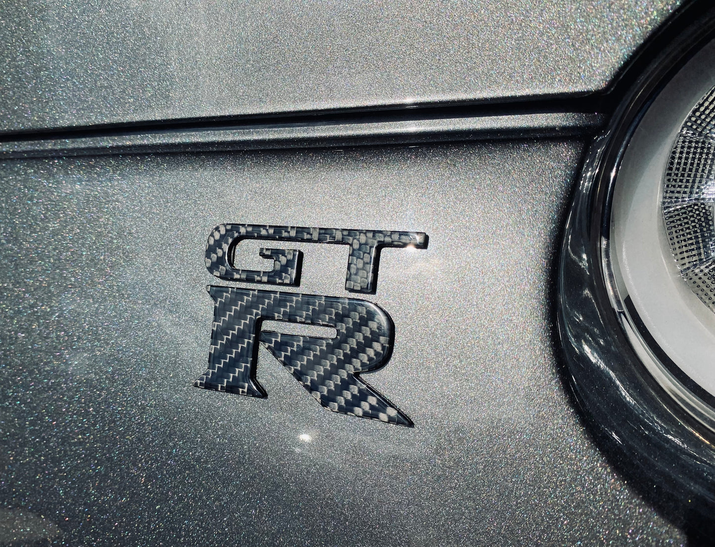 CNC Carbon Fiber GTR Badge