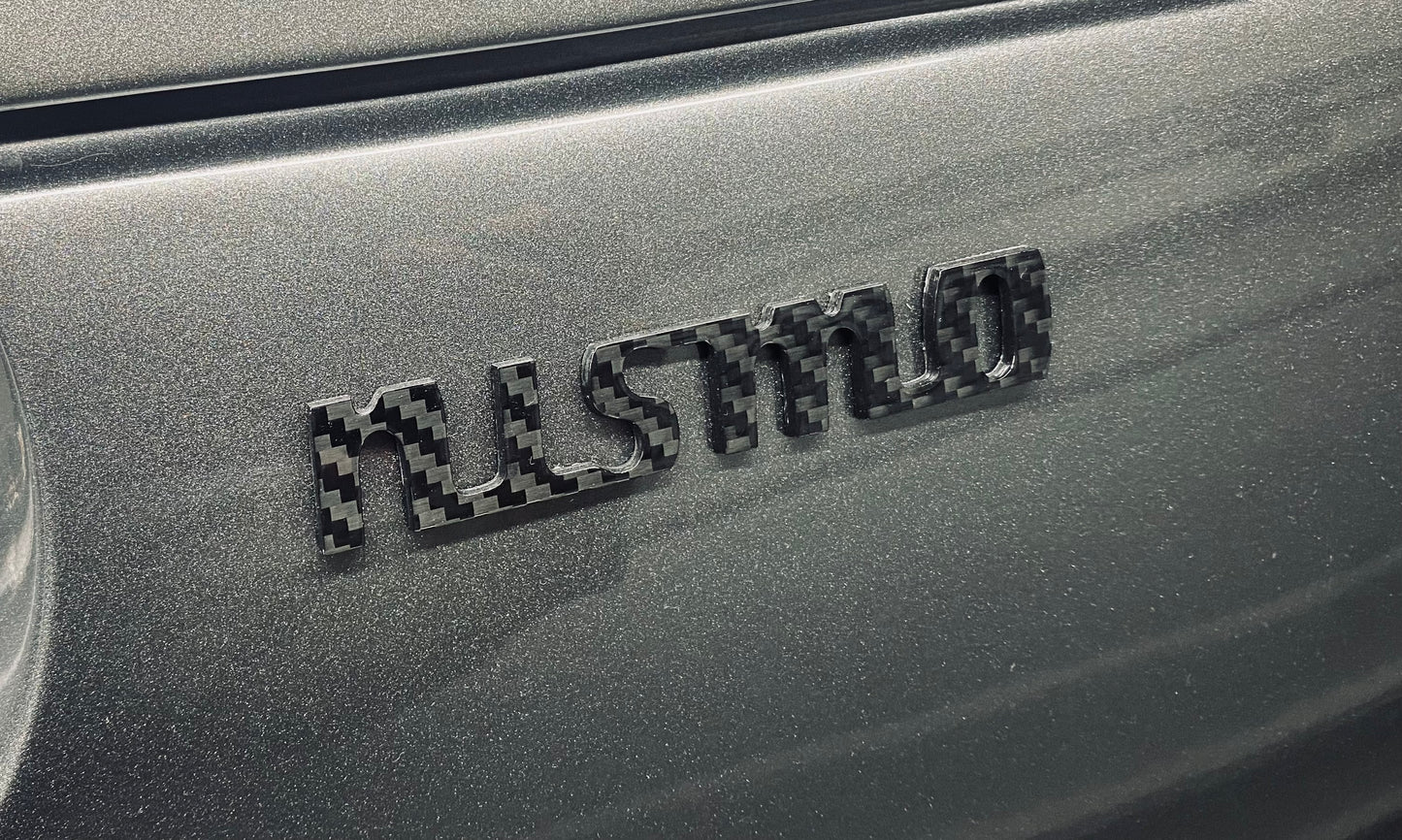 Carbon Fiber Nismo Badge