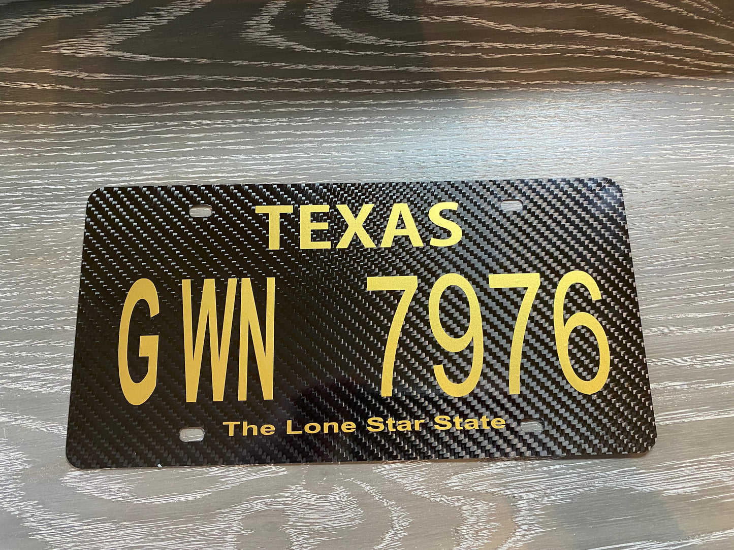 Carbon Fiber License Plate