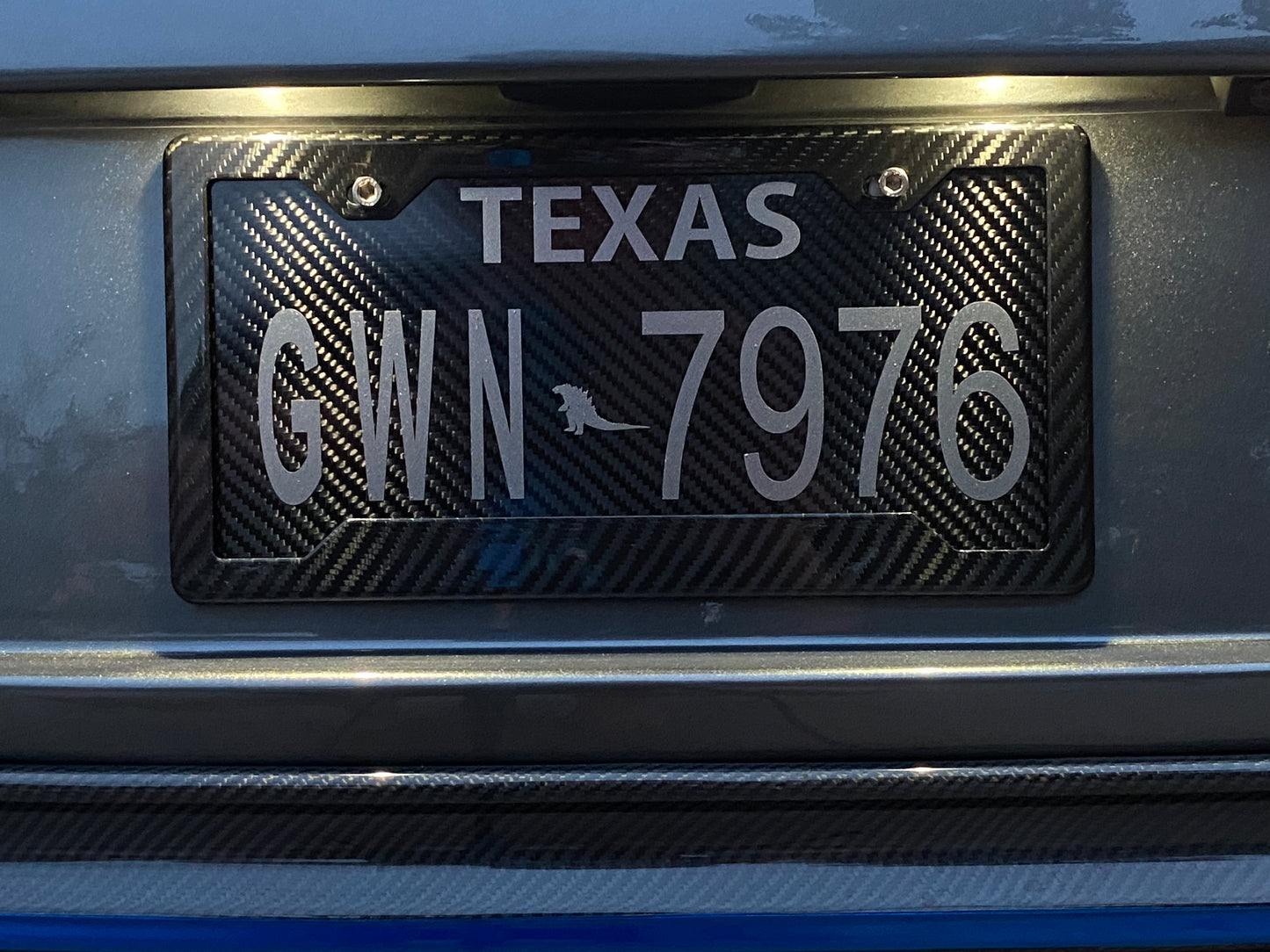 Carbon Fiber License Plate